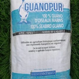 Guano d&rsquo;oiseaux marins – Engrais naturel riche en azote – 25 kg